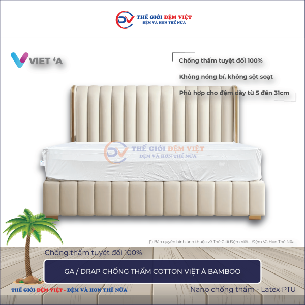  Drap chống thấm Cotton Việt á Bamboo-1